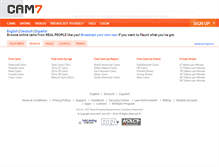 Tablet Screenshot of cam7.com
